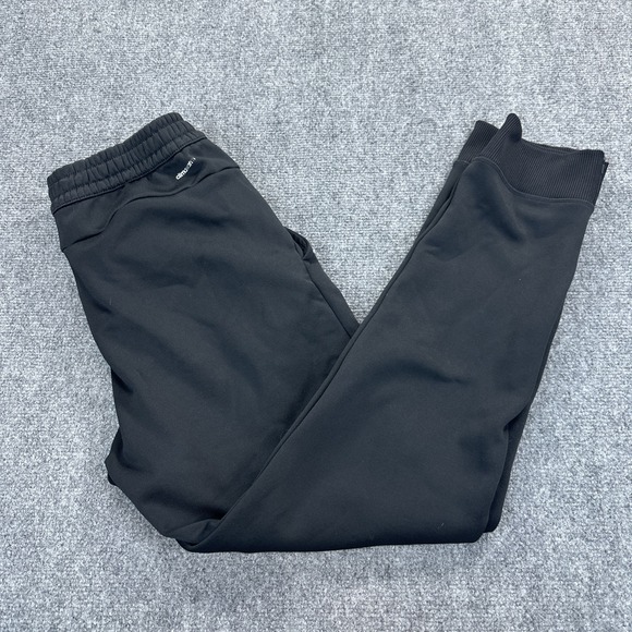 Nebraska Cornhuskers Adidas Climawarm Athletic Joggers Men's L Black Ankle Zip - Picture 1 of 15